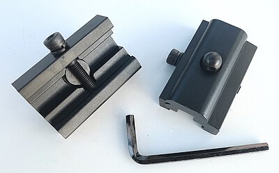 Adapter für Zweibein, Weaveradapter / Picatinnyadapter