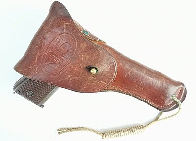 Originales US Colt 1911 A1 Lederholster aus dem Zweiten Weltkrieg