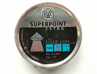 RWS Superpoint Extra Field Line, Kal. 4,5mm 500Stk.