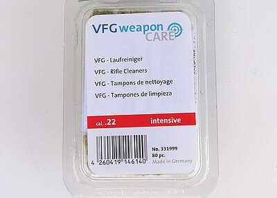 VFG Laufreiniger Intensiv Kal. .22 - 80Stk.