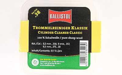 Ballistol Trommelreiniger Kal. .38 / .357 / 9mm - 60Stk.